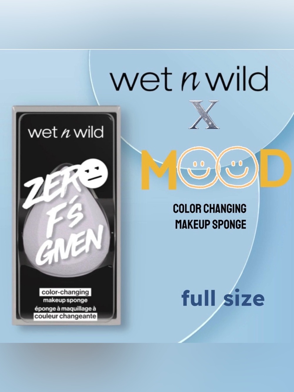 ⚡️🆕📦*BNIB* WET N WILDx MOOD | COLOR-CHANGE MAKEUP SPONGE ZERO F’S GIVEN
